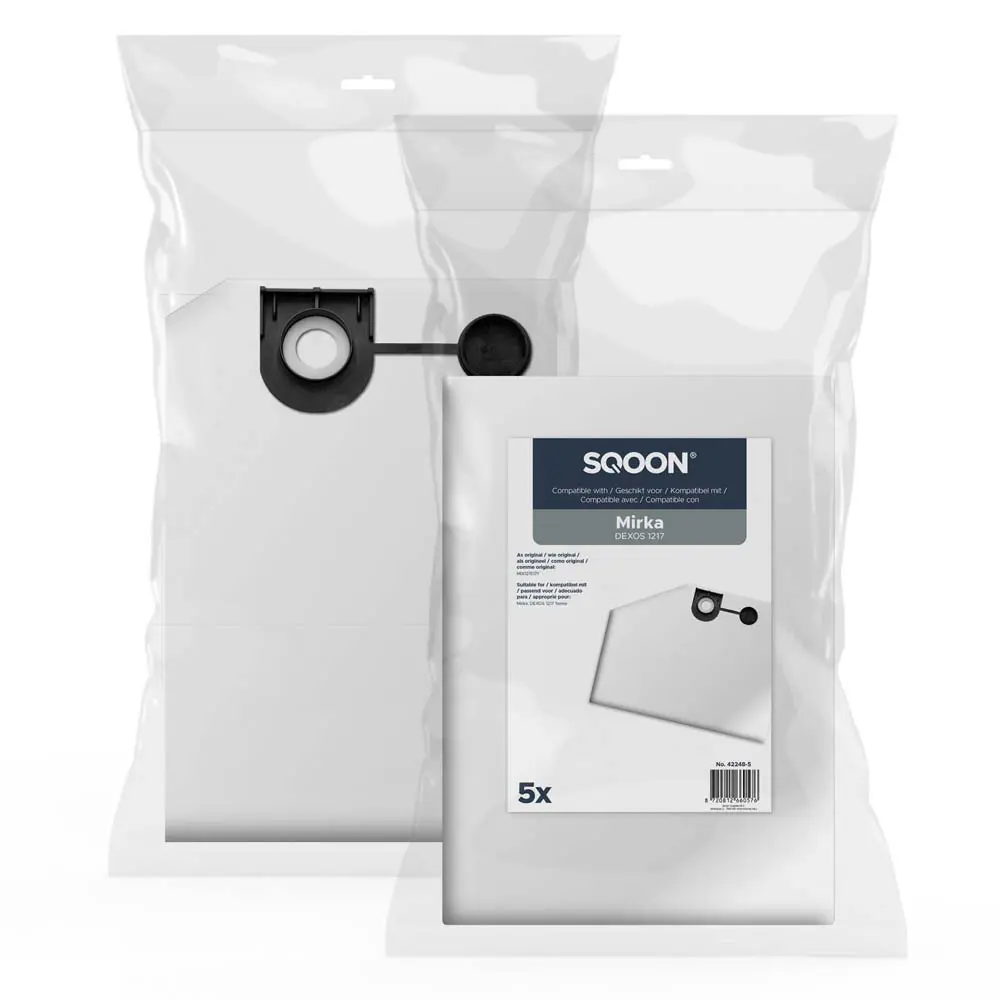 SQOON Stofzuigerzakken geschikt voor Mirka DEXOS 1217