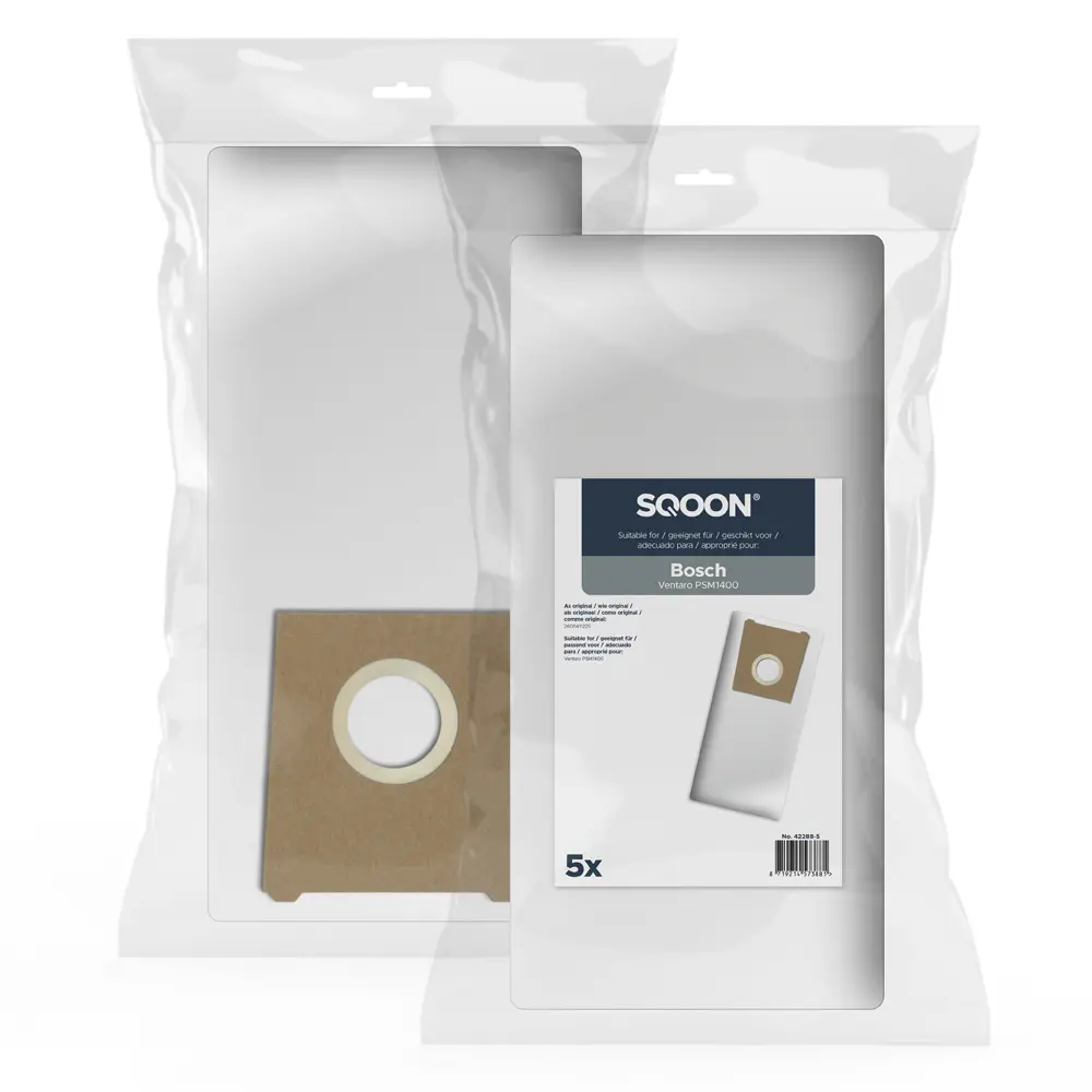 SQOON Stofzuigerzakken geschikt voor Bosch Ventaro