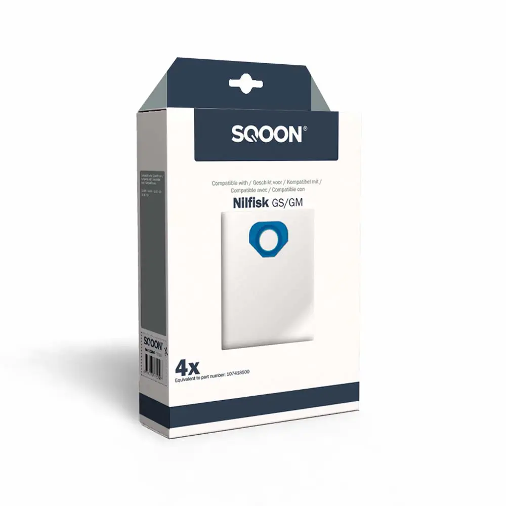 SQOON Stofzuigerzakken geschikt voor Nilfisk GS GM80/90