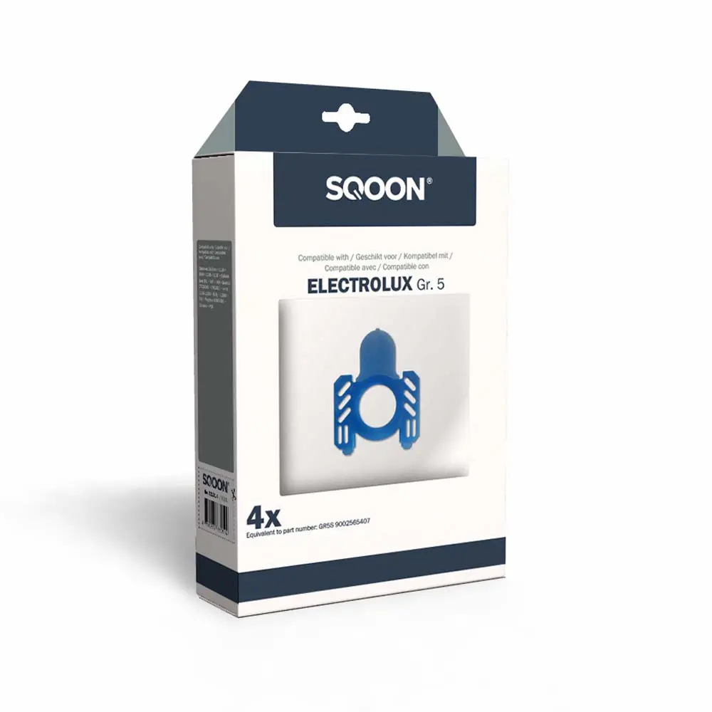 SQOON Stofzuigerzakken geschikt voor Electrolux gr.5 Xio E52