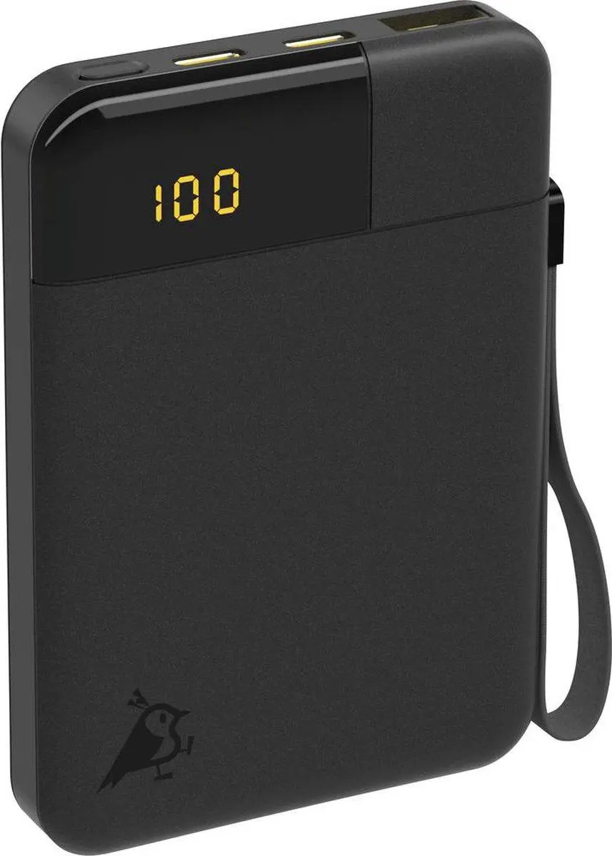 Aqiila Powerbird B5 Powerbank 12W zwart 5.000 mAh