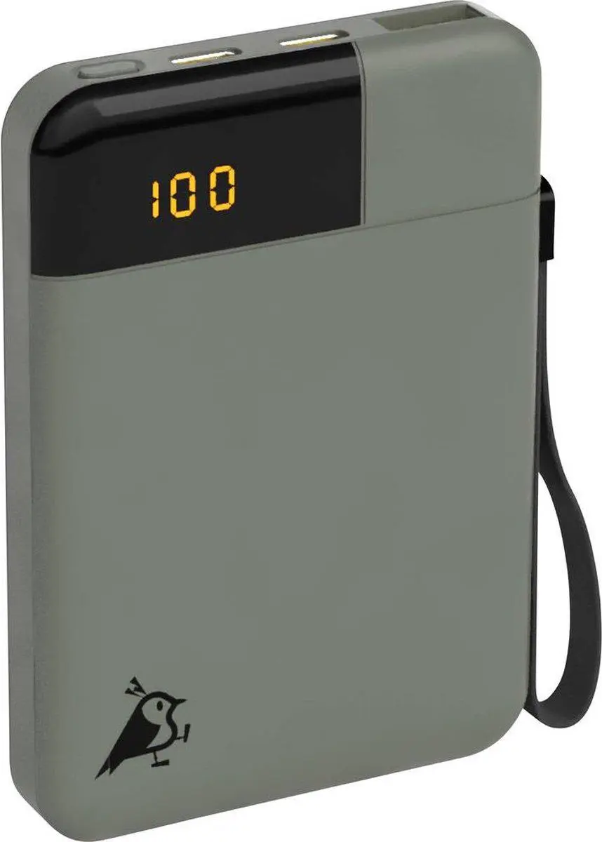 Aqiila Powerbird B5 Powerbank 12W mosgroen 5.000 mAh