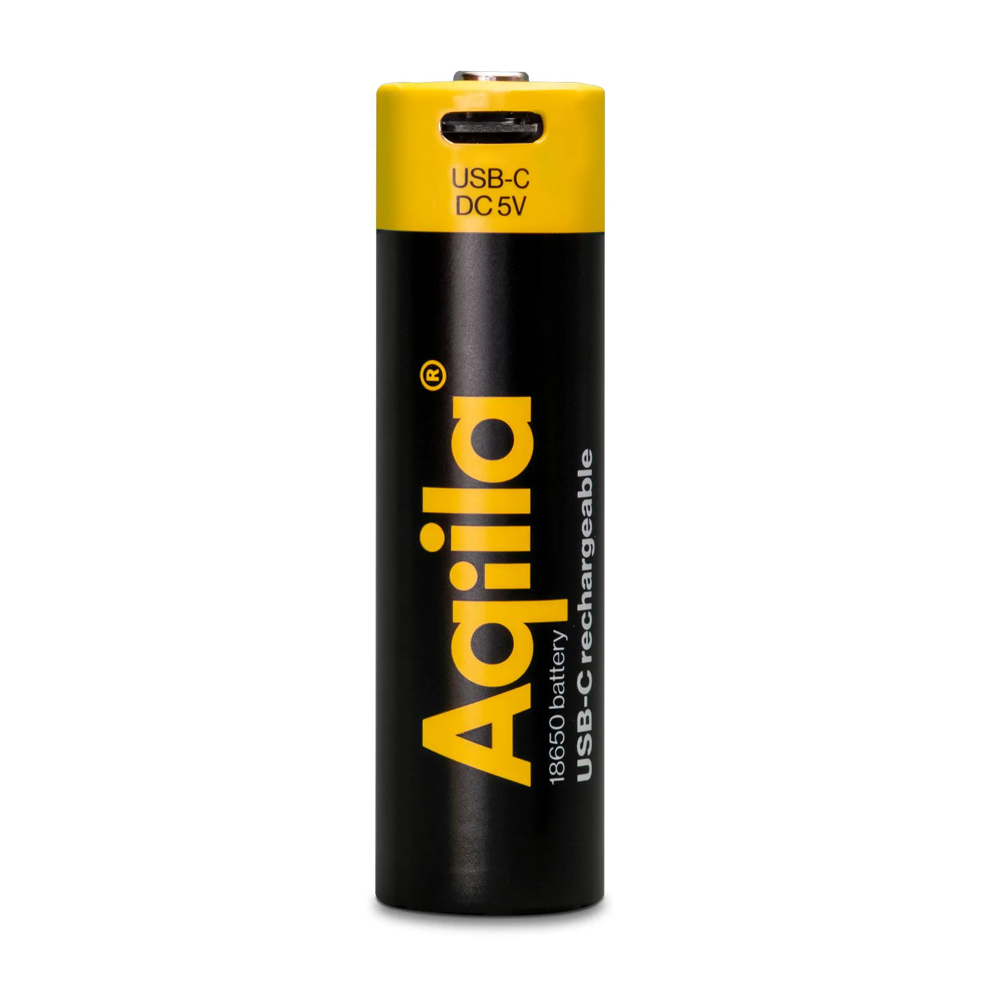 Aqiila 18650 batterij Oplaadbaar Aqiila USB-C 2000 mAh Li-Ion 3,7V 1 stuk