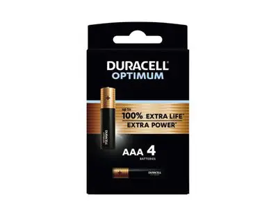 Duracell Optimum Alkaline AAA blister (4st)