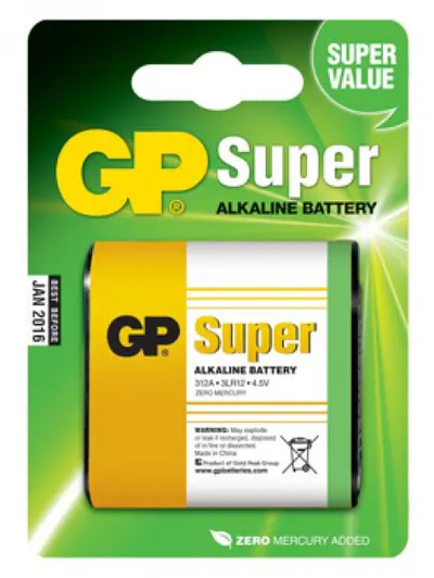 312A batterij GP Alkaline Super 4,5V 1 stuk