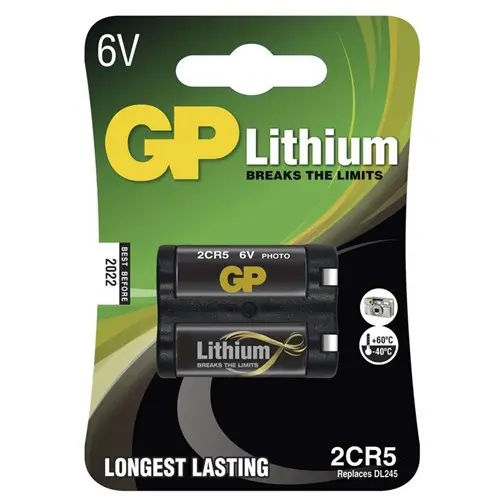 2CR5 batterij GP Lithium 1 stuk