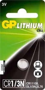 CR1/3 batterij GP Lithium 1 stuk