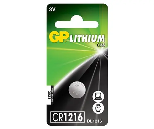 CR1216 GP Lithium knoopcel 3V 1 stuk