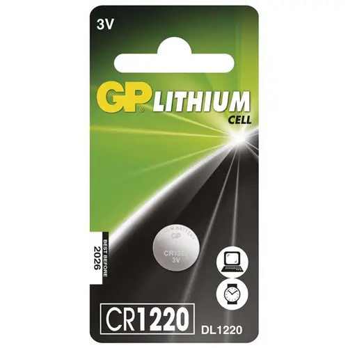 CR1220 GP Lithium knoopcel 3V 1 stuk