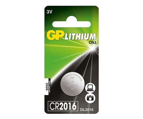 CR2016 GP Lithium knoopcel 3V 1 stuk
