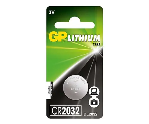 CR2032 GP Lithium knoopcel 3V 1 stuk