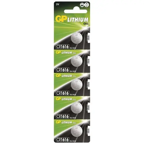 GP Lithium CR1616 blister (5st)