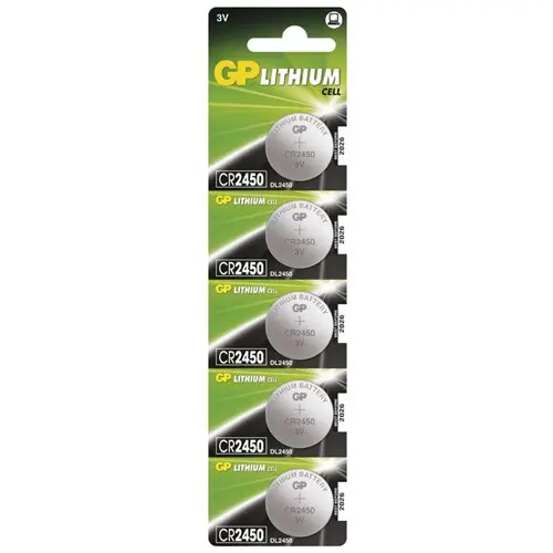 GP Lithium CR2450 blister (5st)
