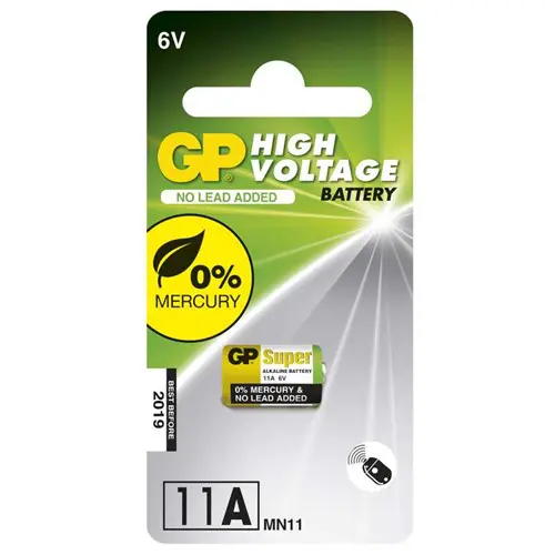 11A GP Alkaline rondcel hoog voltage 6V 1 stuk