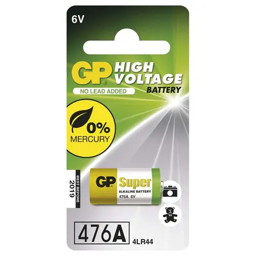476A GP Alkaline rondcel hoog voltage 6V 1 stuk