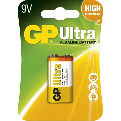 GP Alkaline Ultra E 9V 1 stuk