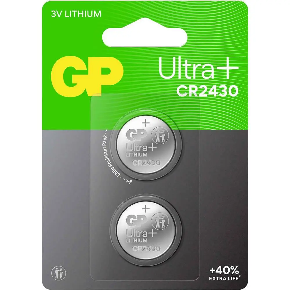 GP Ultra Plus Lithium knoopcel CR2430 C2