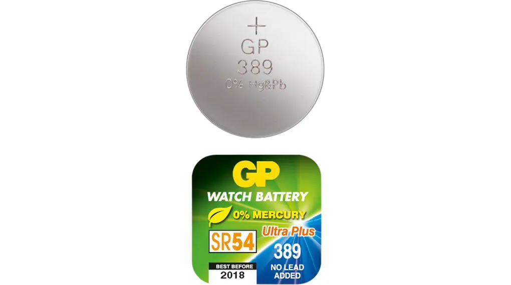 SR1130W 389 GP Silver Oxide horlogebatterij 1,55V High drain 1 stuk