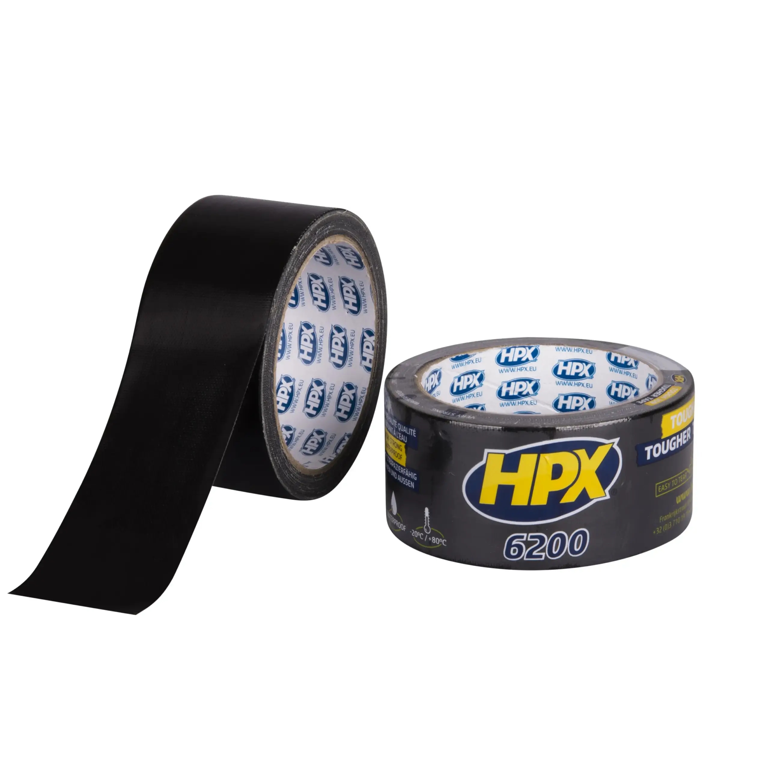 Pantsertape – zwart 48mm x 10m