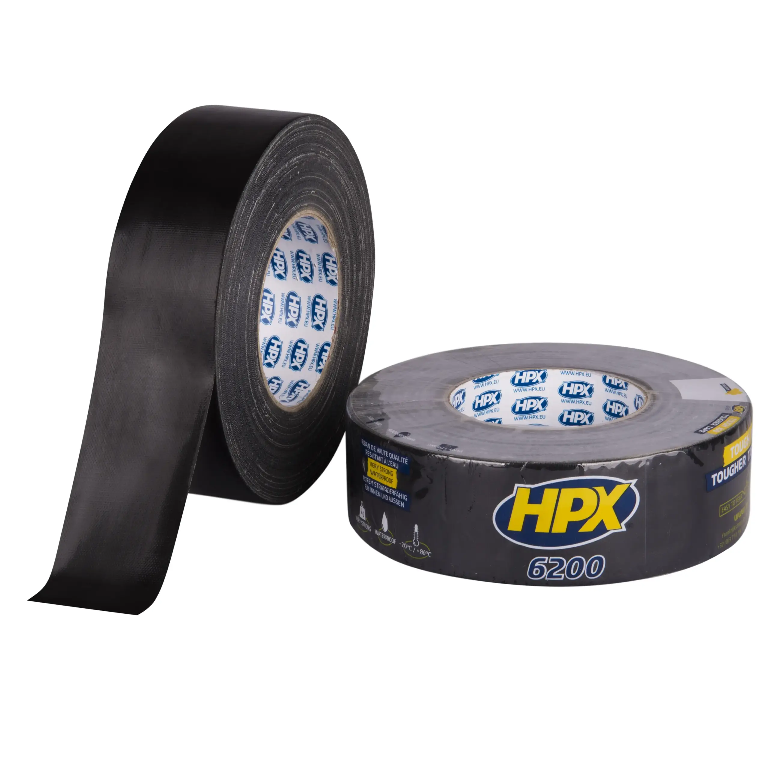 Pantsertape – zwart 48mm x 50m