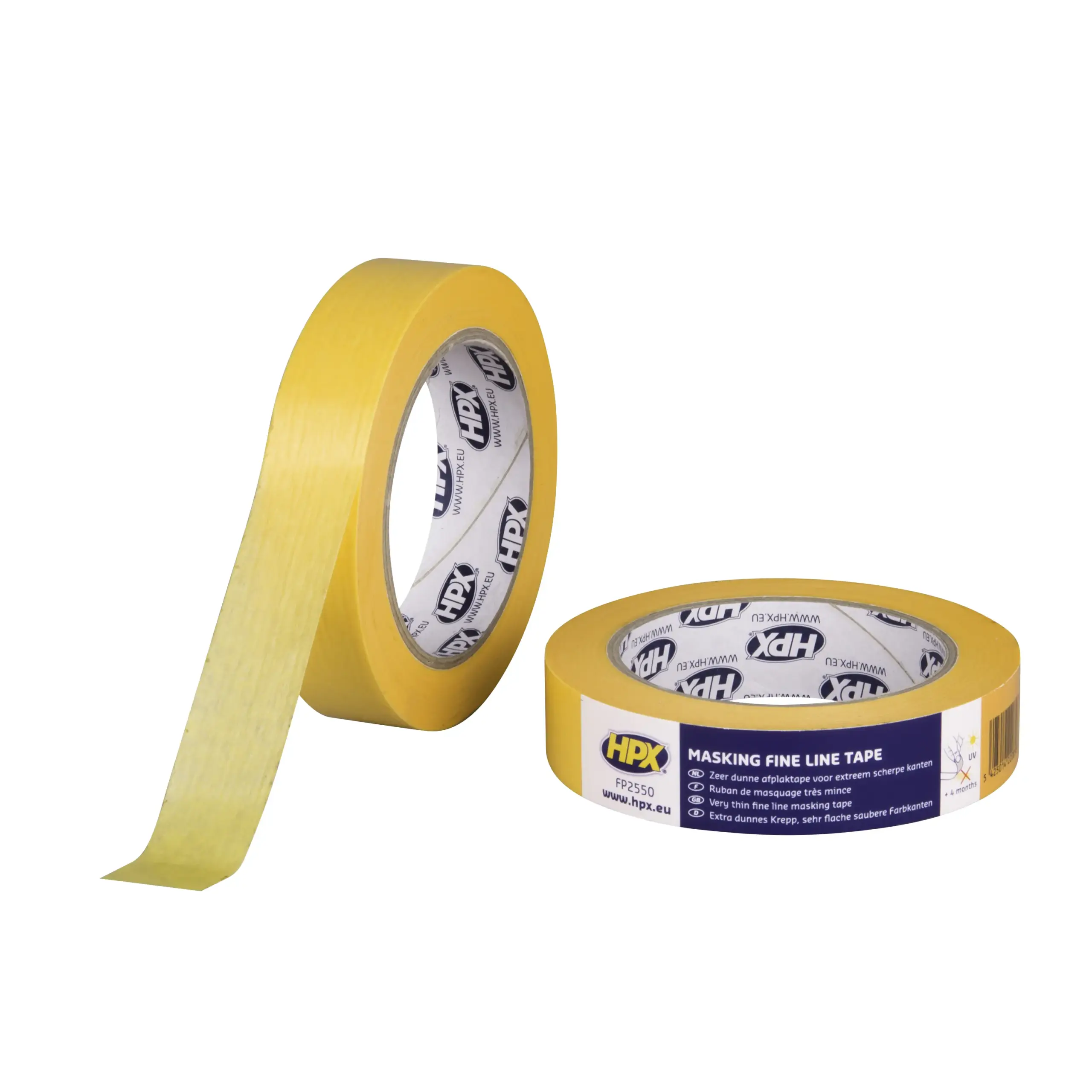 Afneembare tape 4400 – oranje 25mm x 50m