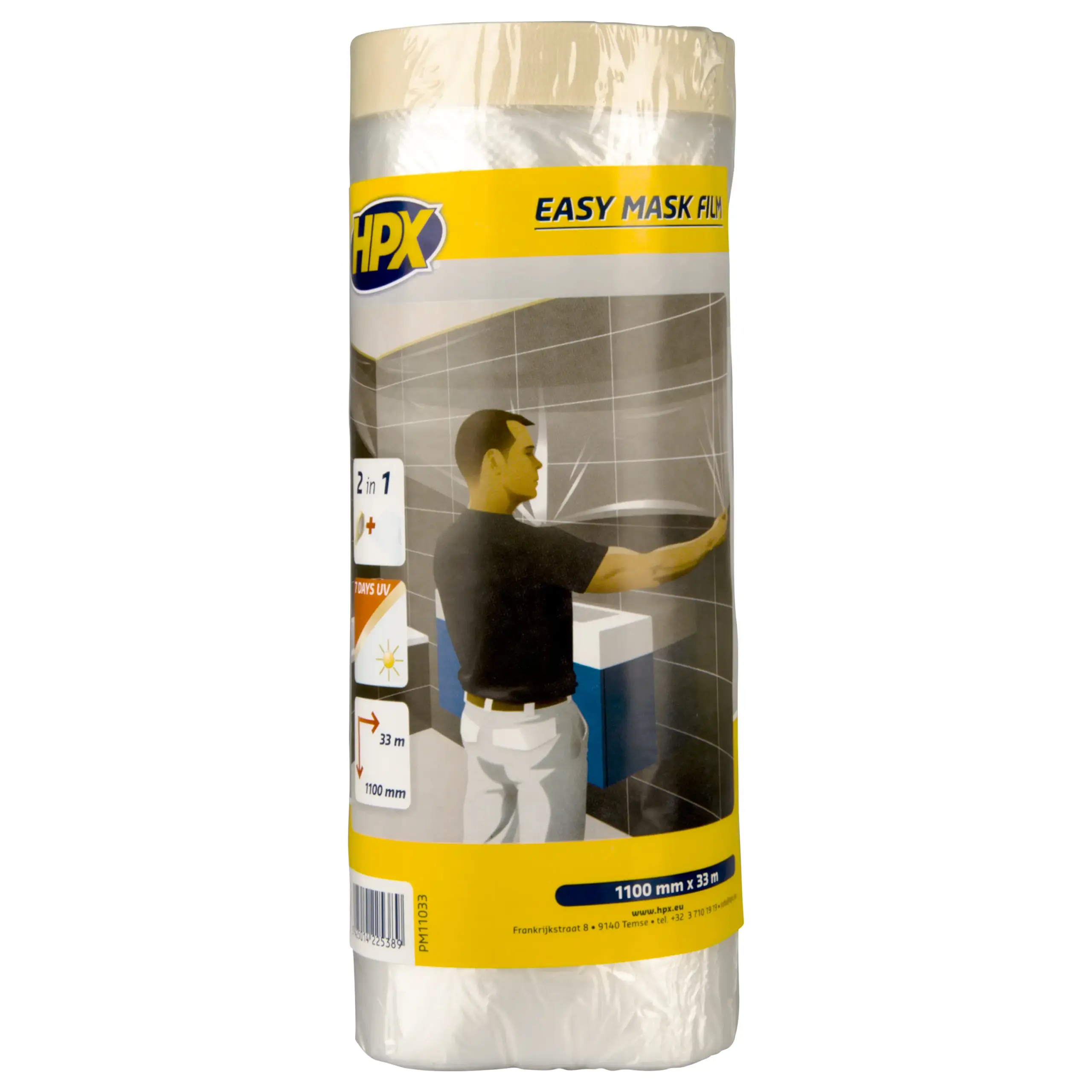 Easy mask film crêpepapier – 1100mm x 33m