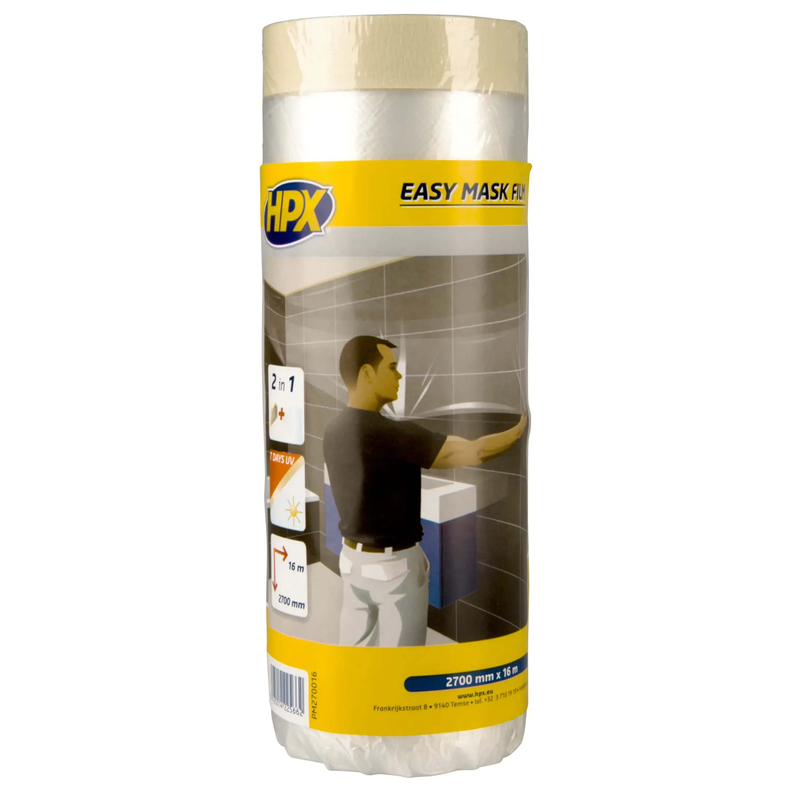 Easy mask film crêpepapier 2700mm x 16m