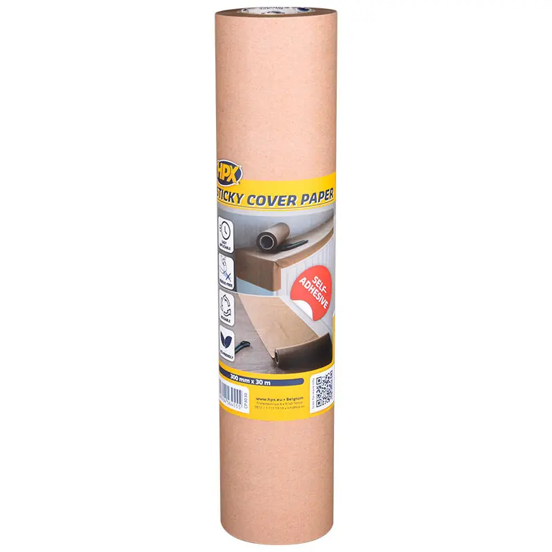 Zelfklevend afdekpapier – 296mm x 30m