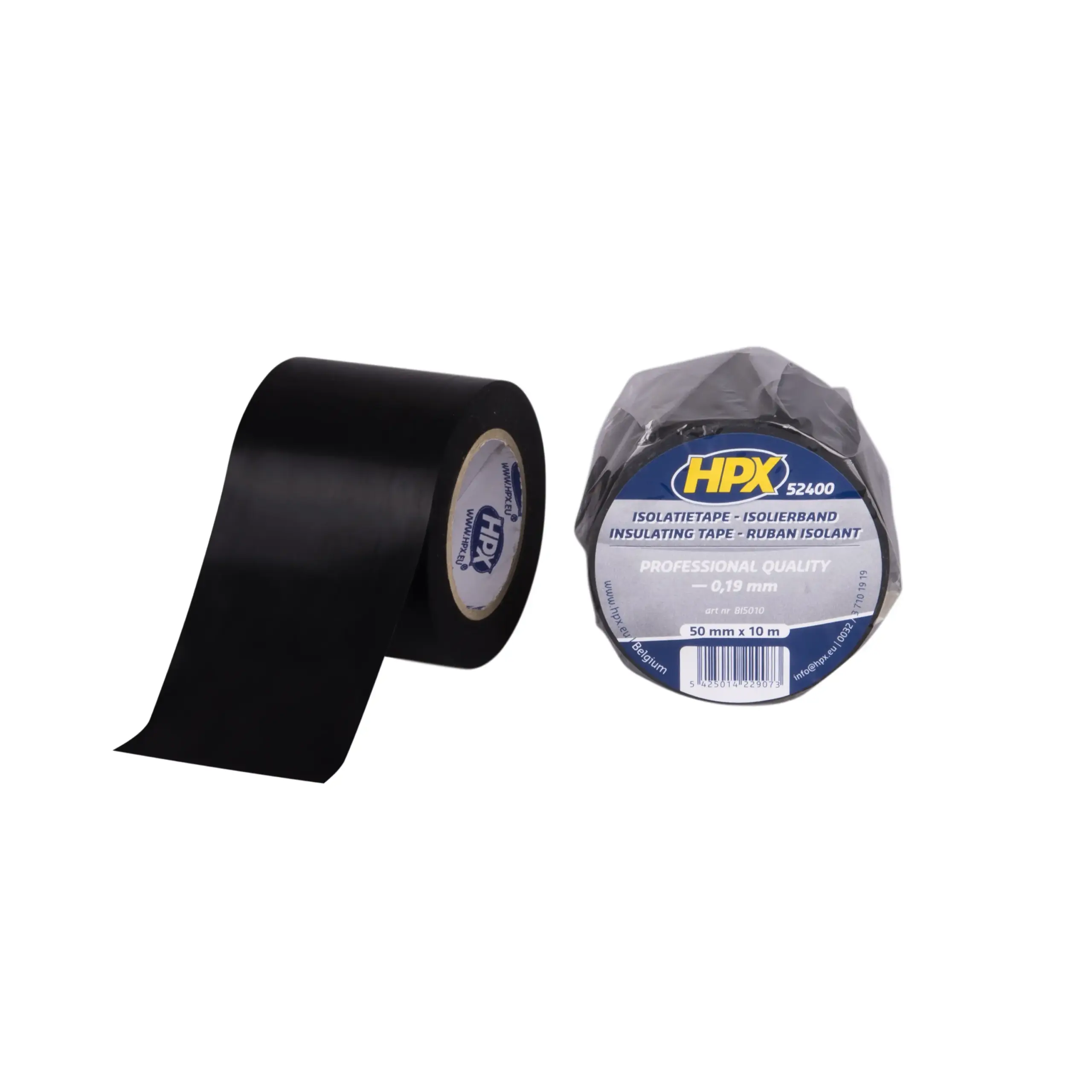 PVC isolatietape – zwart 50mm x 10m