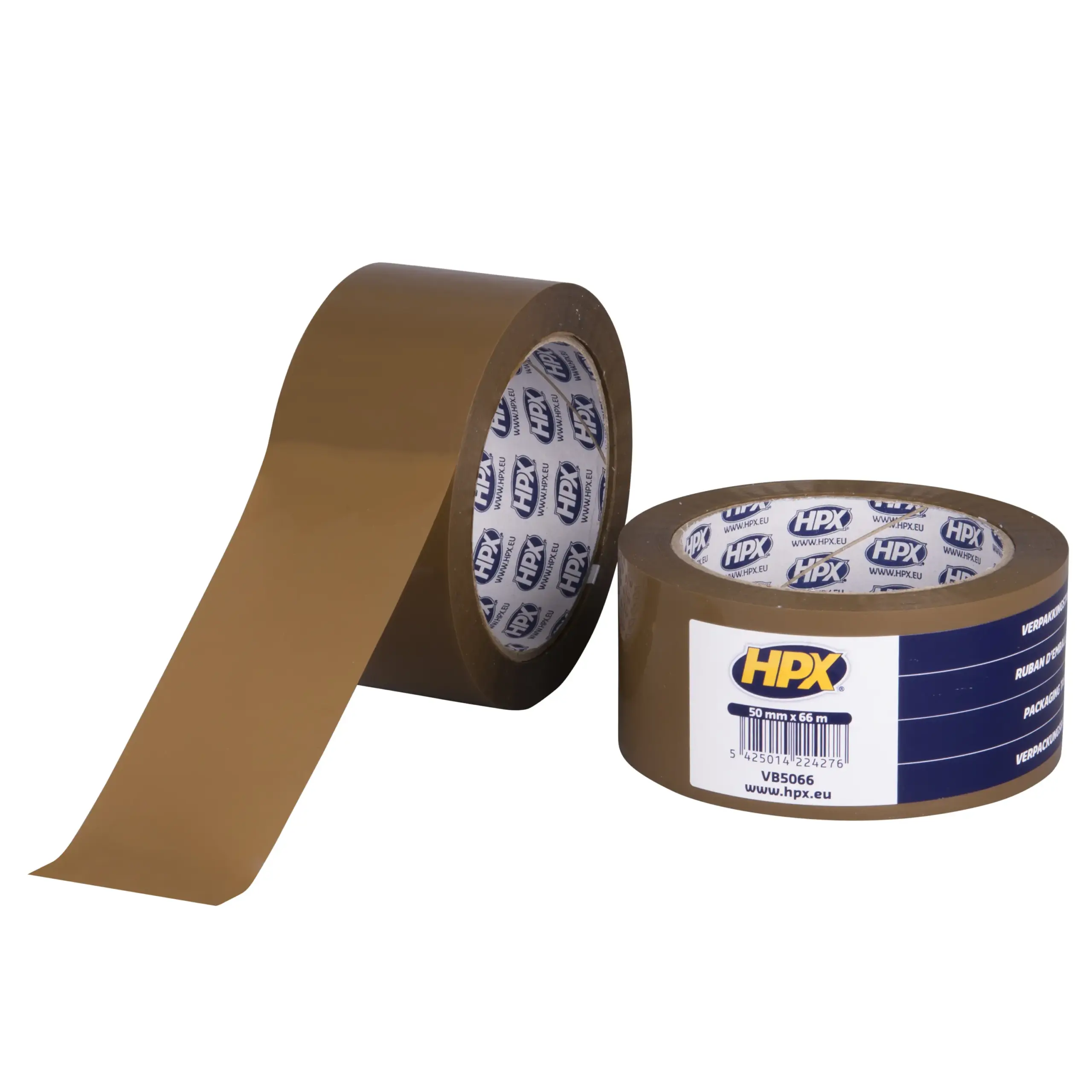 Verpakkingstape – bruin 50mm x 66m
