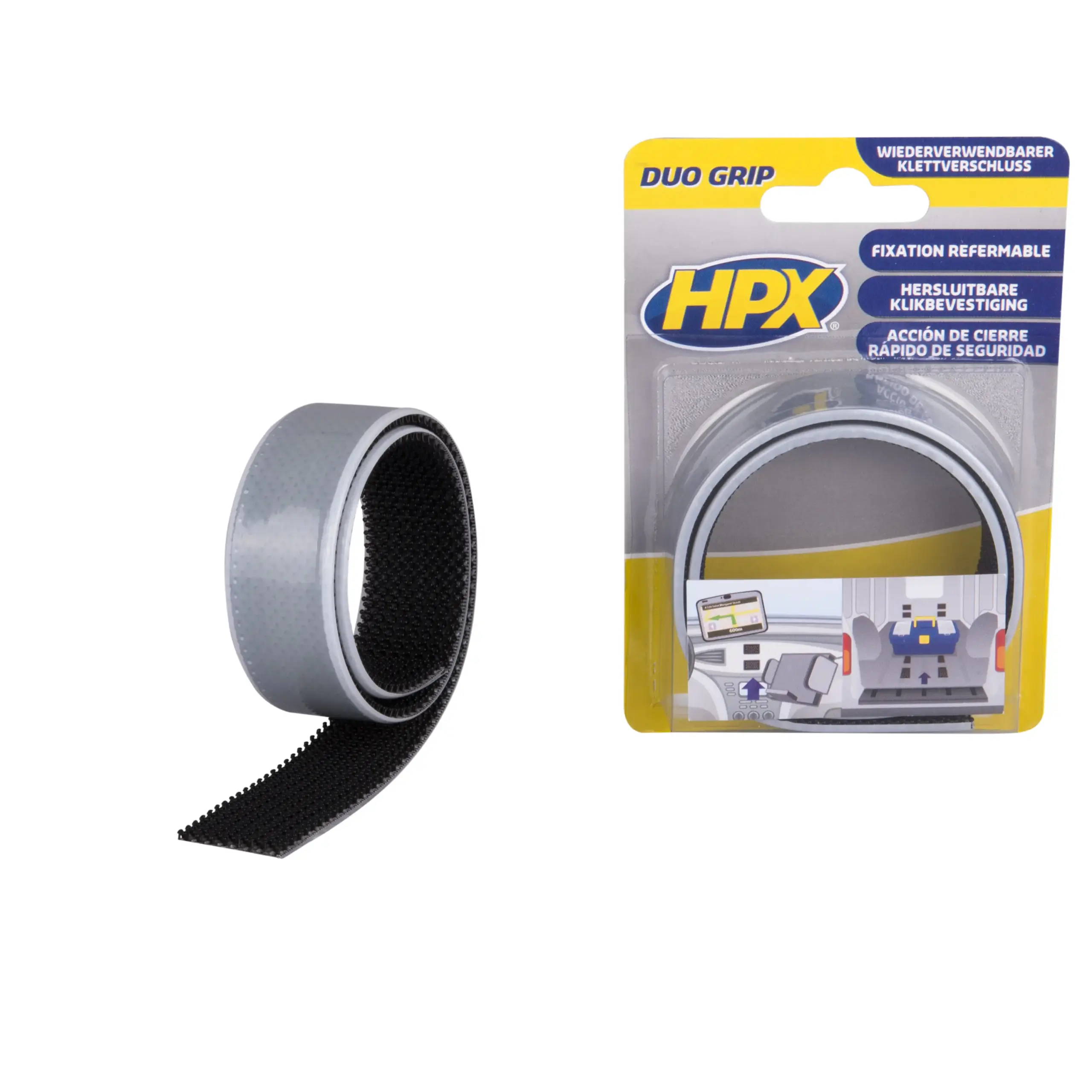 Duo grip klikbband – 25mm x 0,5m