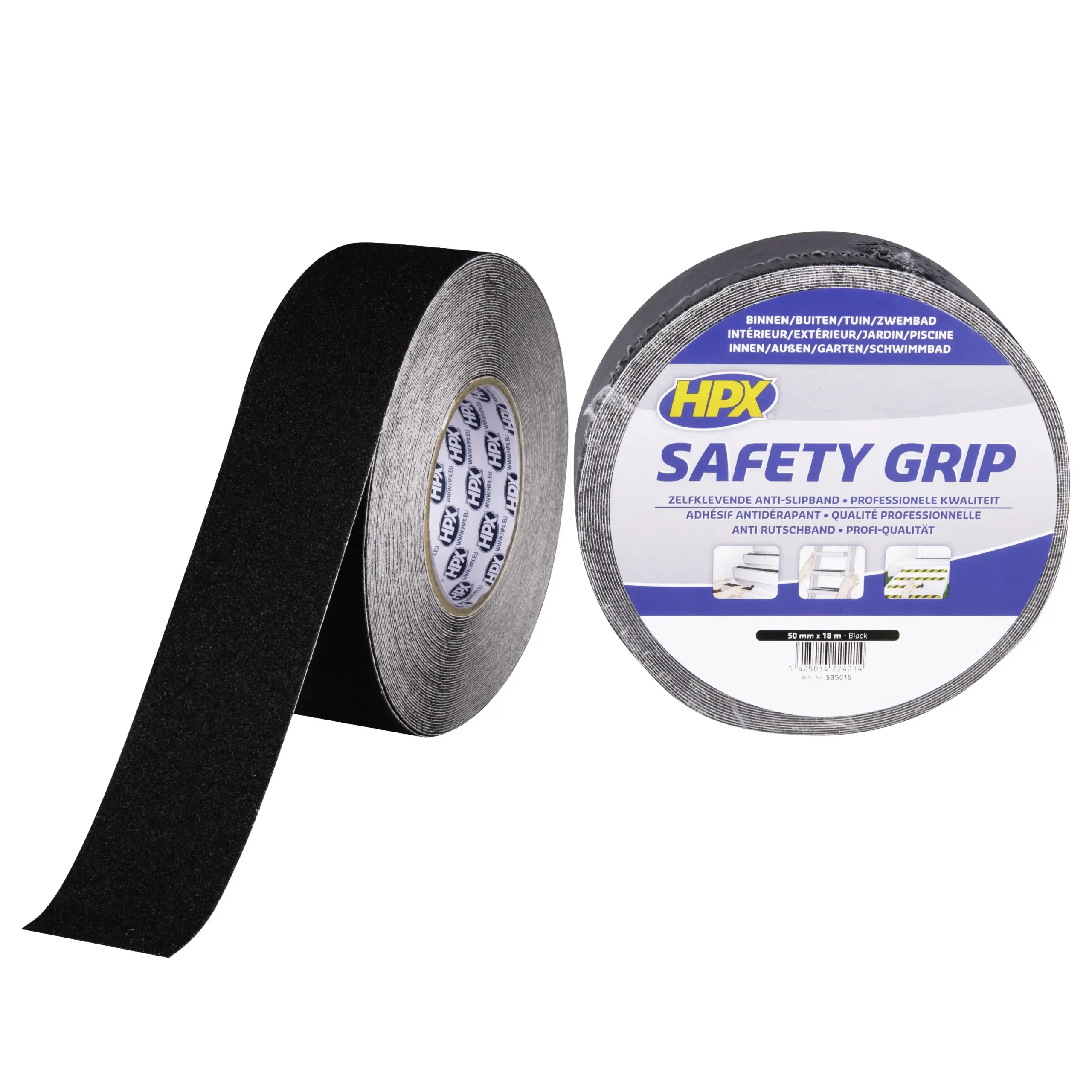 Anti-slip tape – zwart 50mm x 18m