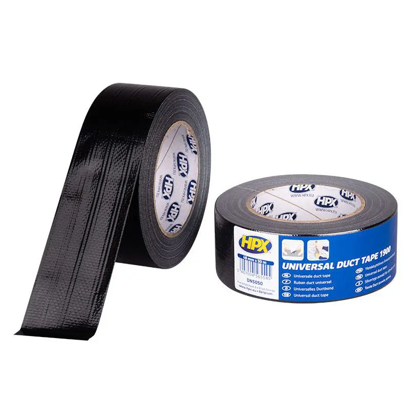 Duct tape 1900 – zwart 50mm x 50m