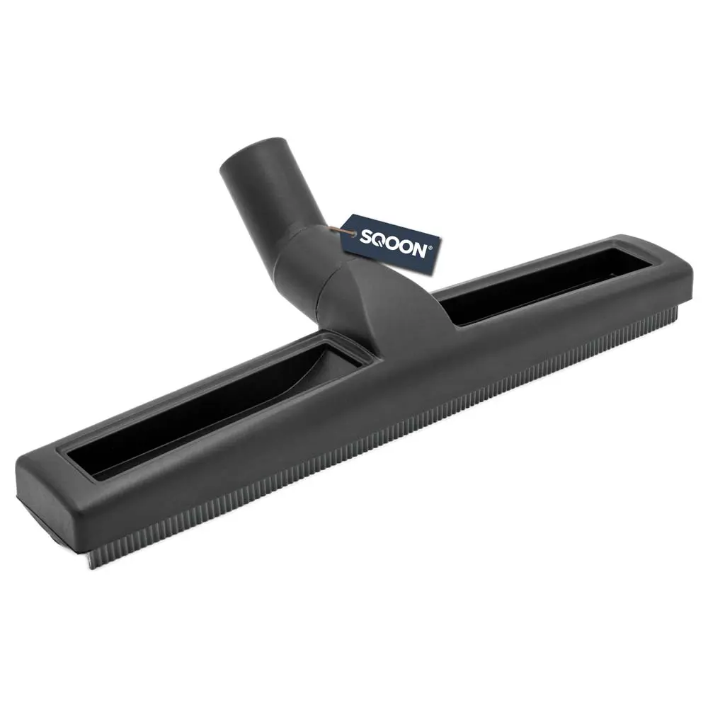 SQOON Harde vloeren borstel 32 mm / 36 cm breed met rubber strip