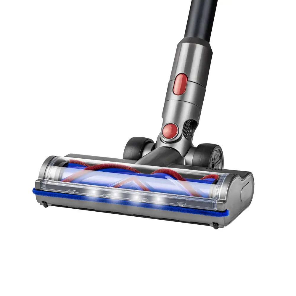 SQOON Borstel geschikt voor Dyson V7 / V8 / V10 / V11 / V15 electrisch roterend met LED en V-borstel
