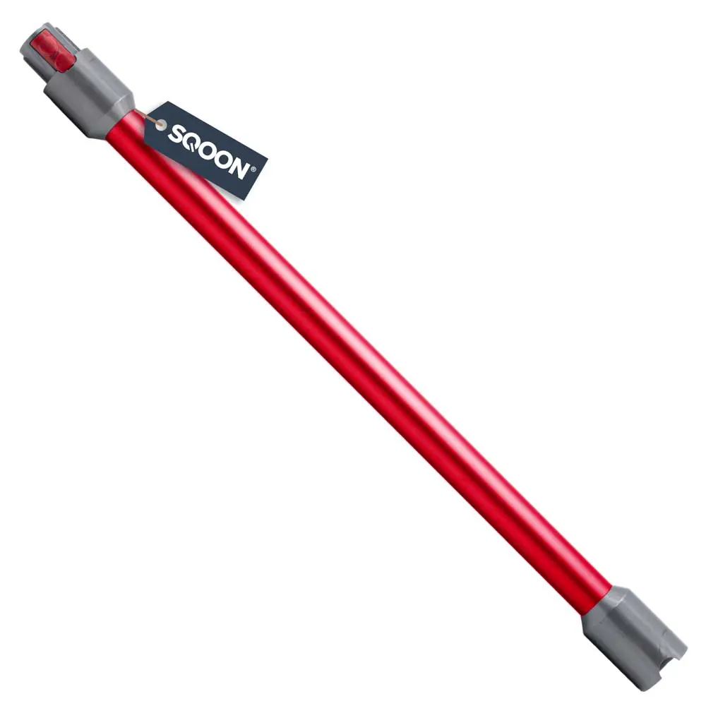 SQOON Zuigbuis geschikt voor Dyson V7, V8, V10 en V11 rood