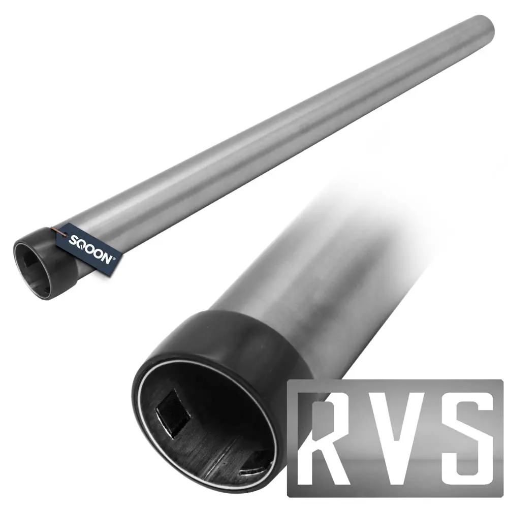 SQOON Zuigbuis 38 mm RVS met ring geschikt voor Numatic 602920