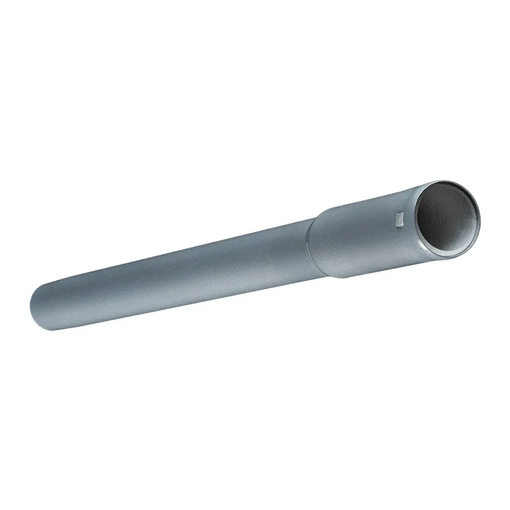 SQOON Zuigbuis 32 mm aluminium licht grijs lengte 50 cm