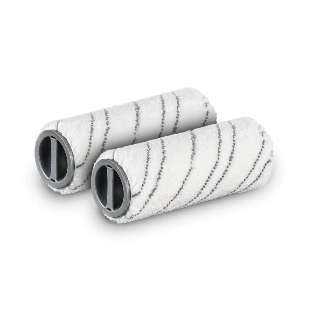 SQOON Rollerset geschikt voor Kärcher FC 3/4/5 microvezel grijs