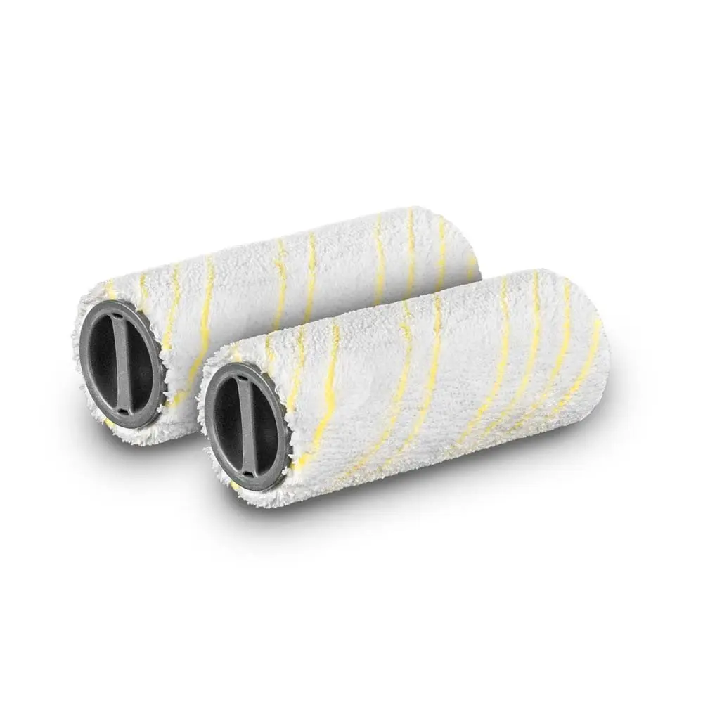 SQOON Rollerset geschikt voor Kärcher FC 3/4/5 microvezel geel