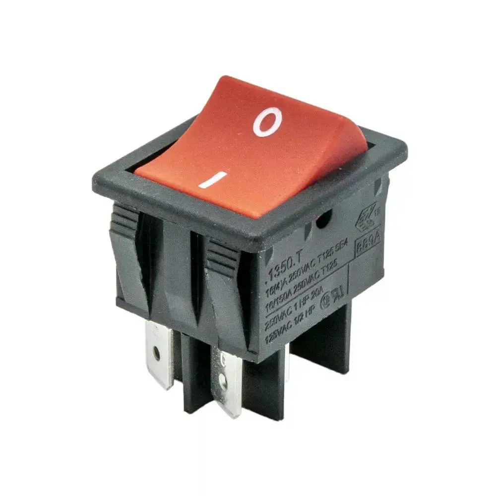 SQOON Schakelaar dubbelpolig rood geschikt voor Numatic