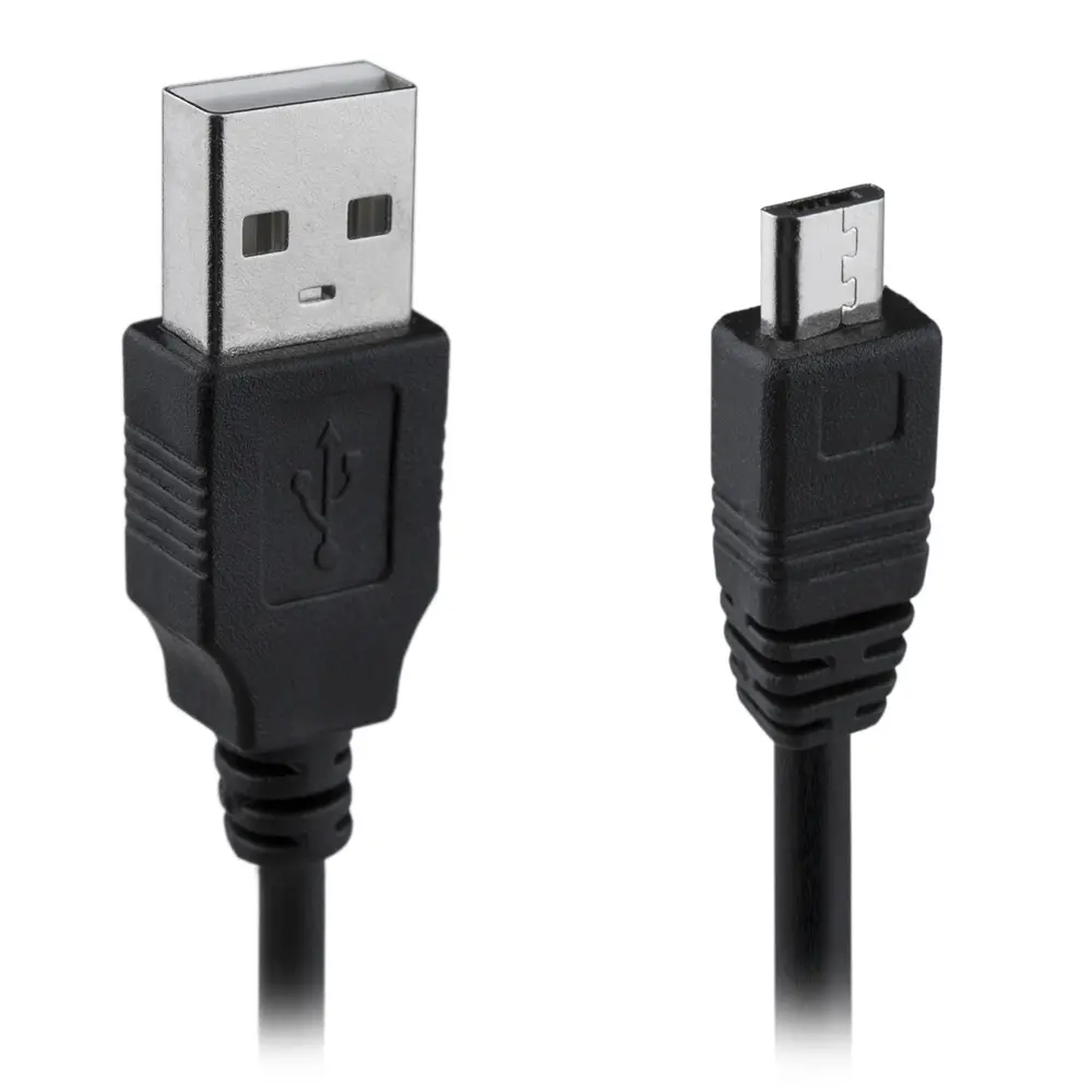 Data en laadkabel USB-A > Micro USB 1m zwart