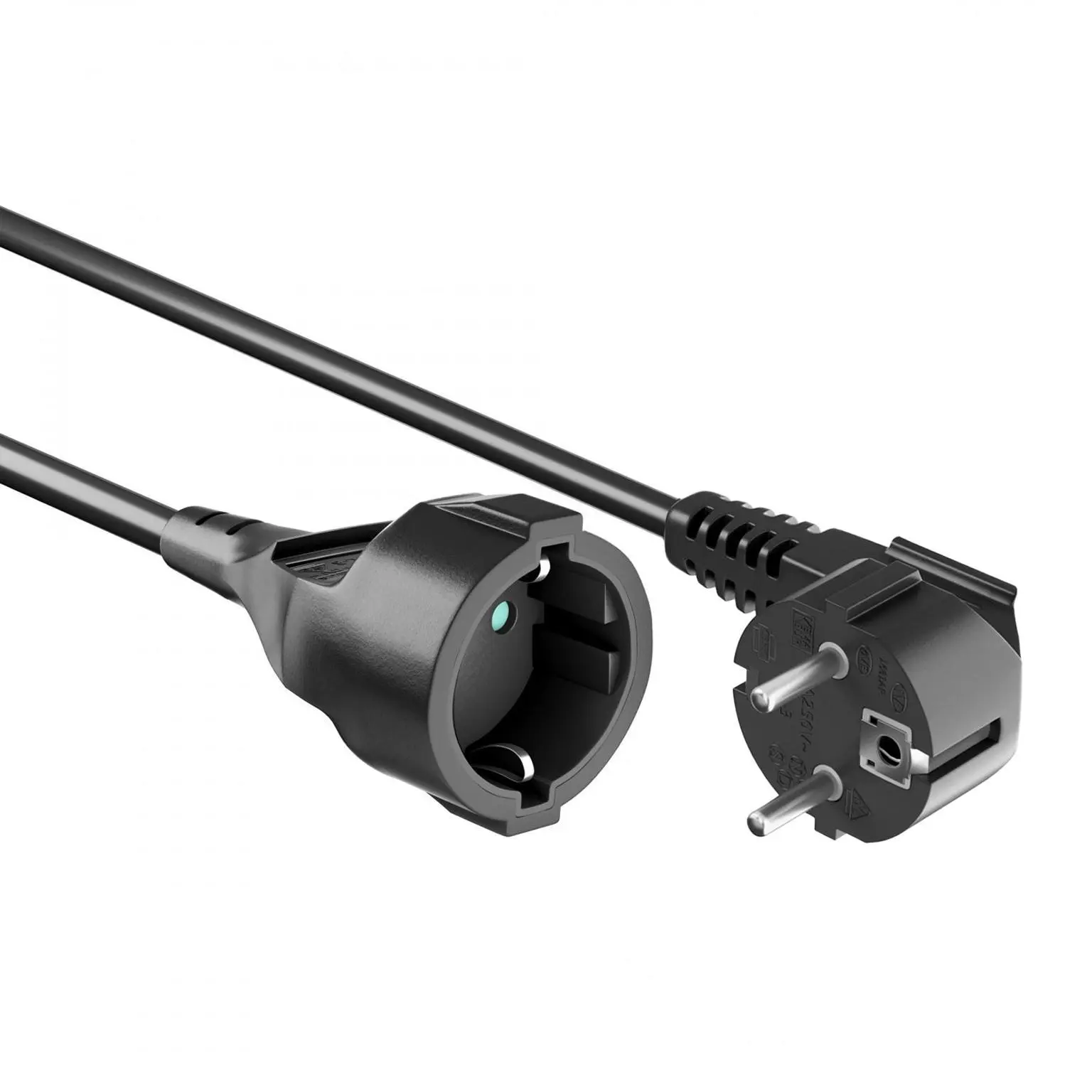 Verlengsnoer 3×1,5mm² 10 meter zwart IP20