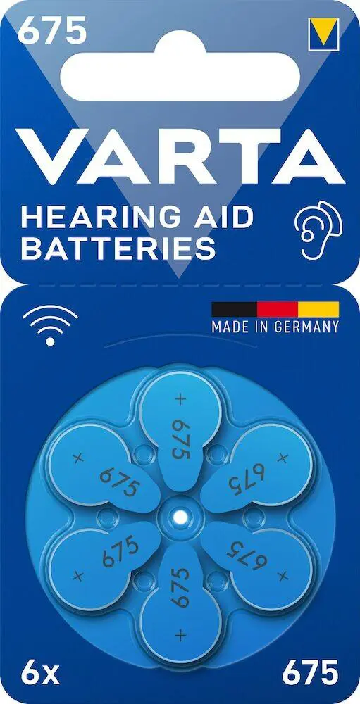 Varta Hearing Aid 675 Blister 6