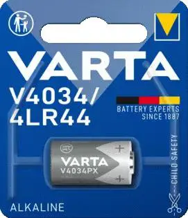 Varta alkaline V4034PX / 4LR44 blister (1st)