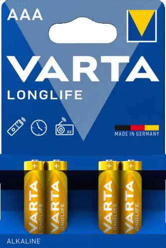 Varta Longlife AAA Blister 4