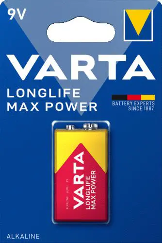 Varta Longlife Max Power 9V Blister 1