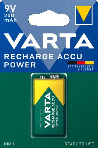 Varta Recharge Accu Power 9V 200mAh Blister 1