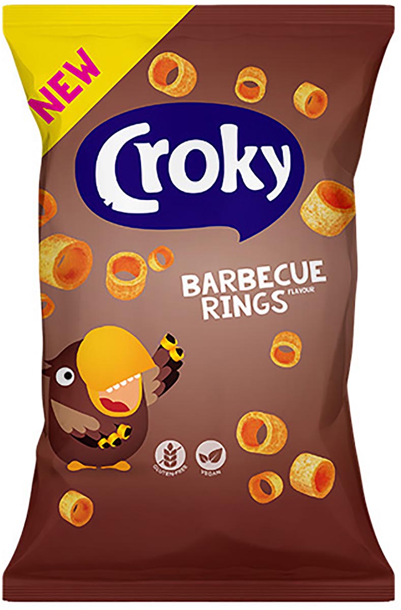 Croky rings barbecue, zakje van 75 g