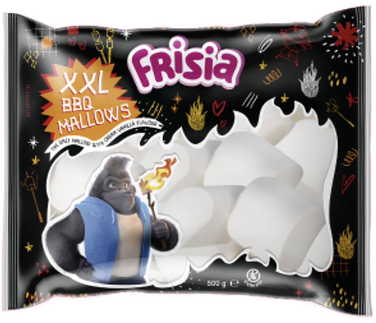 Frisia BBQ marshmallow, zak van 300 gram